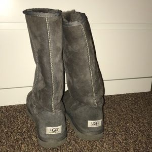 Tall Gray UGG boots